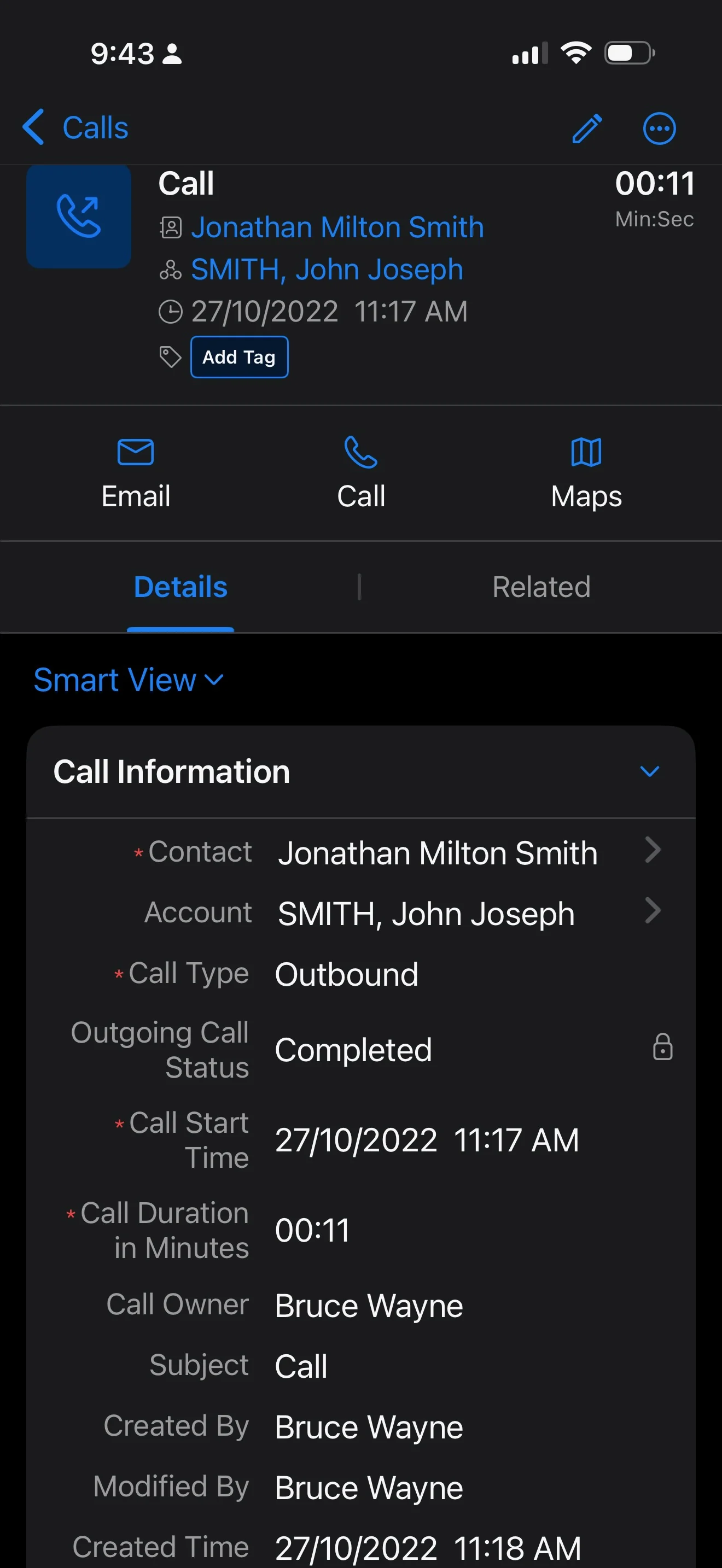 Adviser CRM mobile business analytics dashboard